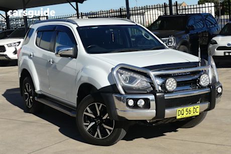 White 2019 Isuzu MU-X Wagon Ls-T (4X4)