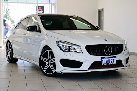 White 2014 Mercedes-Benz CLA250 Coupe Sport 4Matic