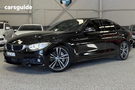 Black 2016 BMW 435I Coupe Gran Coupe M Sport