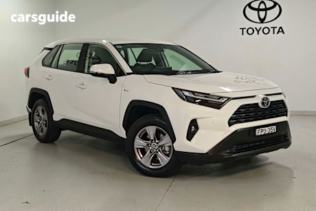 White 2025 Toyota RAV4 Wagon Gx (2Wd) Hybrid
