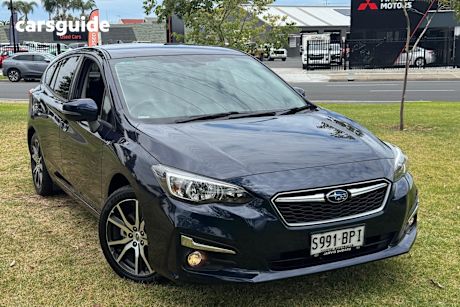 Blue 2017 Subaru Impreza Hatchback 2.0L (Awd)