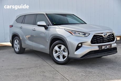 Silver 2021 Toyota Kluger Wagon Gx Hybrid Awd