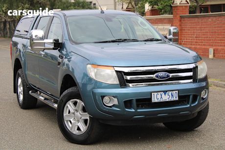 Blue 2014 Ford Ranger Crew Cab Utility Wildtrak 3.2 (4X4)