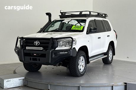 White 2019 Toyota Landcruiser Wagon Lc200 Gx (4X4)