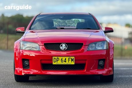 Red 2010 Holden Commodore Sedan Sv6