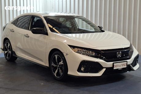 White 2017 Honda Civic Hatchback Rs