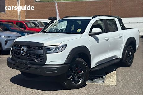 White 2025 GWM Cannon Dual Cab Utility Xsr (4X4)