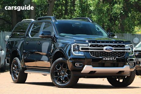 Black 2025 Ford Ranger Double Cab Pick Up Platinum 3.0 (4X4)