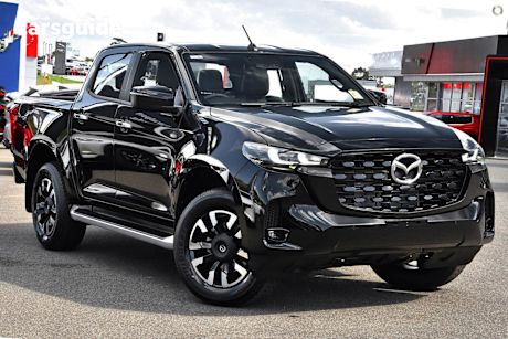 Black 2025 Mazda BT-50 Dual Cab Pick-up Gt (4X4)