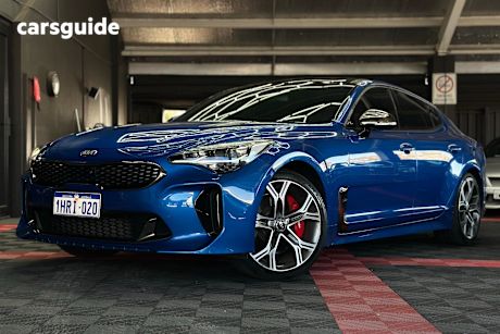 Blue 2019 Kia Stinger Sedan Gt (Black Leather)