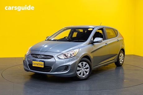 Silver 2017 Hyundai Accent Hatchback Active
