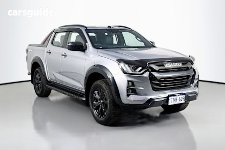 Silver 2023 Isuzu D-MAX Crew Cab Utility X-Terrain (4X4)