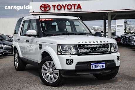 White 2014 Land Rover Discovery 4 Wagon 3.0 Tdv6
