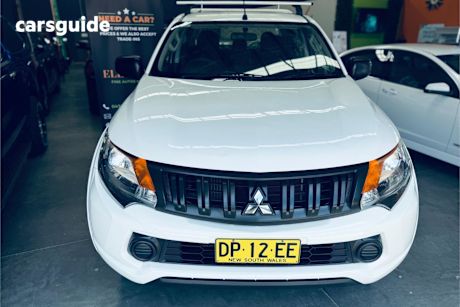 White 2018 Mitsubishi Triton Dual Cab Utility Glx (4X4)