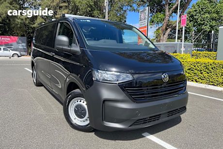 Black 2025 Volkswagen Transporter Van Tdi340 Lwb 4Motion