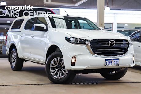 White 2023 Mazda BT-50 Dual Cab Pick-up Xt (4X4)
