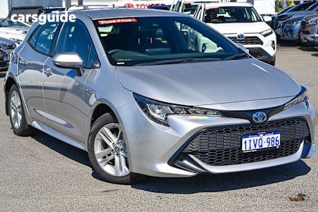 Silver 2022 Toyota Corolla Hatchback Ascent Sport Hybrid