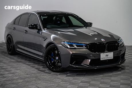 Grey 2022 BMW M5 Sedan Competition Lci