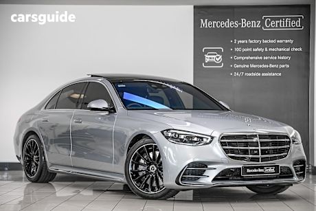 Silver 2023 Mercedes-Benz S450 Saloon 4Matic (Hybrid)