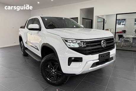 White 2025 Volkswagen Amarok Dual Cab Utility 10-Deserts Edt Tdi500 4Motion