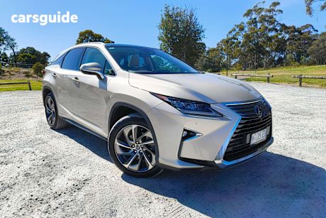 Silver 2019 Lexus RX450H Wagon Sports Luxury Hybrid