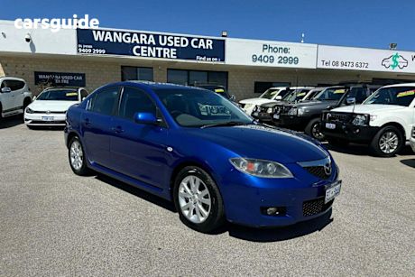 Blue 2006 Mazda 3 Sedan Maxx