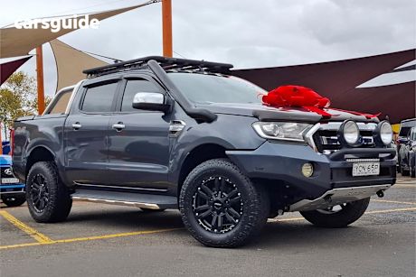 Grey 2016 Ford Ranger Dual Cab Utility Xlt 3.2 (4X4)