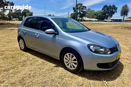 Blue 2011 Volkswagen Golf Hatchback 90 Tsi Trendline