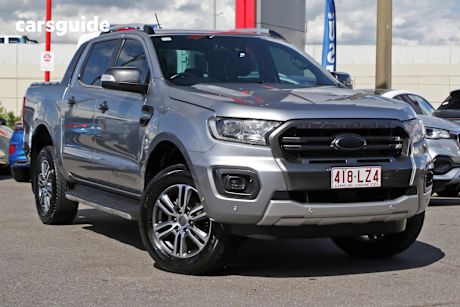 Silver 2021 Ford Ranger Double Cab Pick Up Wildtrak 2.0 (4X4)
