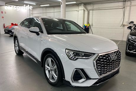 White 2024 Audi Q3 Sportback 35 Tfsi S Line