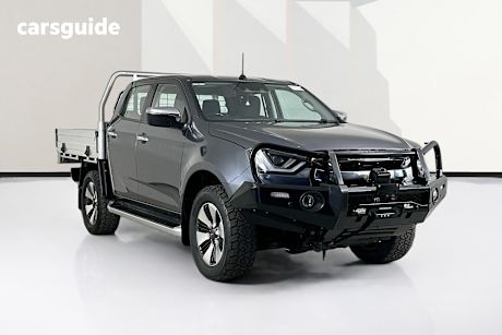Grey 2022 Isuzu D-MAX Crew Cab Chassis Ls-U (4X4)