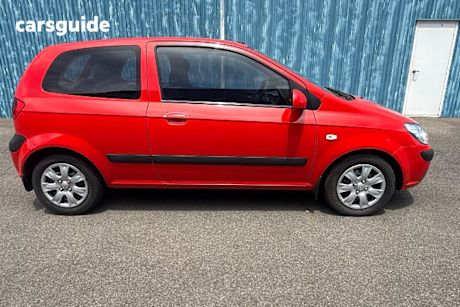 Red 2009 Hyundai Getz Hatchback Sx