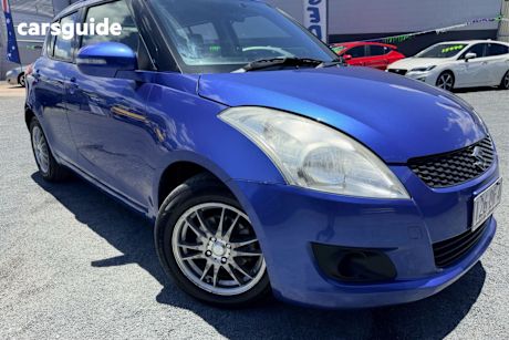 Blue 2014 Suzuki Swift Hatchback Gl