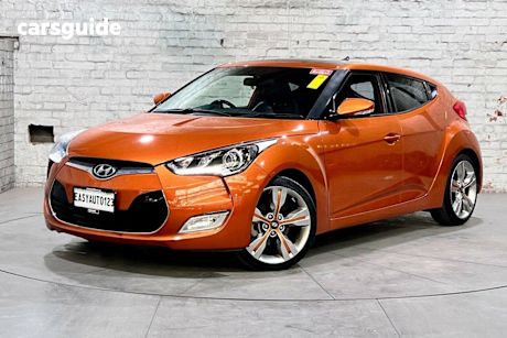 Orange 2013 Hyundai Veloster Coupe