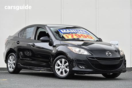 Black 2009 Mazda 3 Sedan Maxx Sport