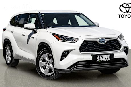 White 2021 Toyota Kluger Wagon Gx Hybrid Awd