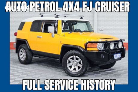 Yellow 2016 Toyota FJ Cruiser Wagon