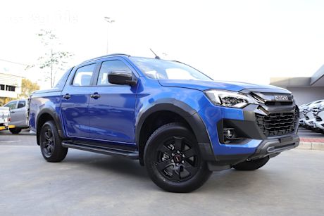 Blue 2025 Isuzu D-MAX Crew Cab Utility X-Terrain (4X4)
