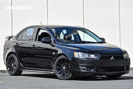 Black 2008 Mitsubishi Lancer Sedan Vr