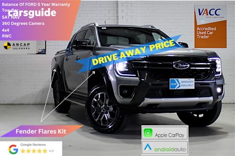 Grey 2023 Ford Ranger Double Cab Pick Up Wildtrak 2.0 (4X4)