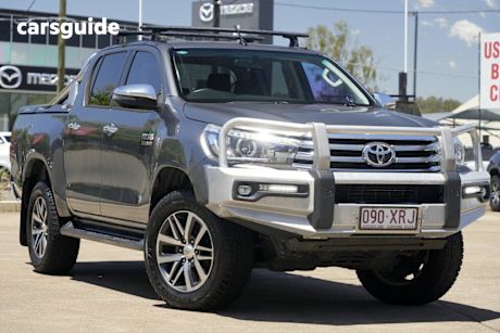 Grey 2017 Toyota Hilux Dual Cab Utility Sr5 (4X4)