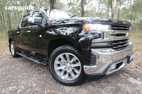 Black 2022 Chevrolet Silverado Crew Cab Utility 1500 Ltz Premium Tech Pack