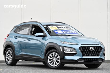 Blue 2019 Hyundai Kona Wagon Go (Fwd)