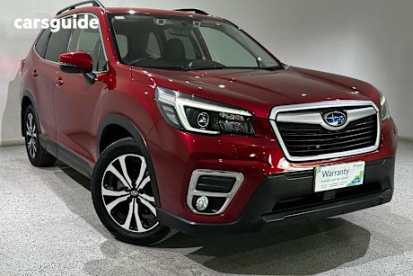 Red 2020 Subaru Forester Wagon 2.5I Premium (Awd)