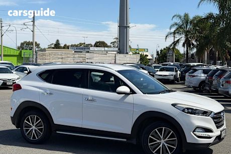 White 2016 Hyundai Tucson Wagon Elite (Fwd)