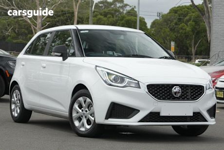 White 2024 MG MG3 Hatchback Core