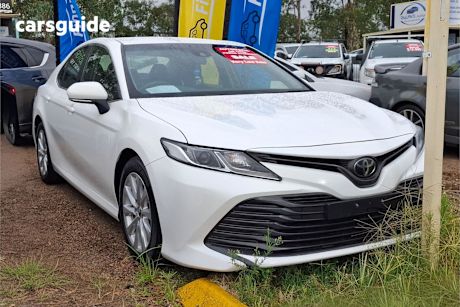 White 2020 Toyota Camry Sedan Ascent