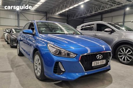 Blue 2018 Hyundai I30 Hatchback Go 1.6 Crdi