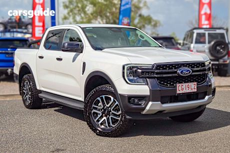 White 2022 Ford Ranger Double Cab Pick Up Sport 2.0 (4X4)