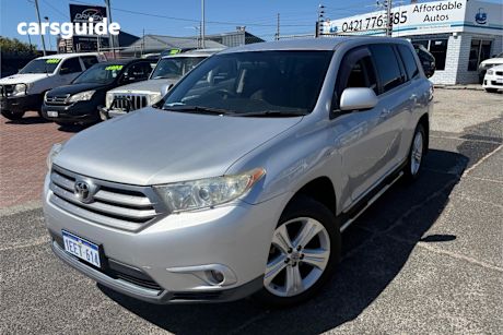 Silver 2013 Toyota Kluger Wagon Kx-R (Fwd) 5 Seat